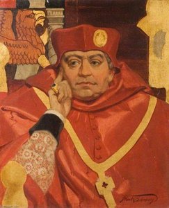Cardinal Wolsey (study For 'henry Vii And Katherine Of Aragon Before The Consistory Court') — Frank O. Salisbury