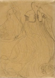 Studie Für — Gustav Klimt, Art Nouveau