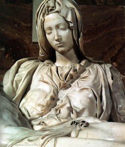 Pietà (detail) — Michelangelo Buonarroti, High Renaissance