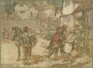 When A Score Of Ewes Had Brought In A Remarkable Profit — Arthur Rackham