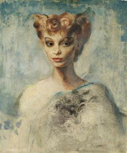 Faun (mrs Constant Lambert) — Gerald Leslie Brockhurst