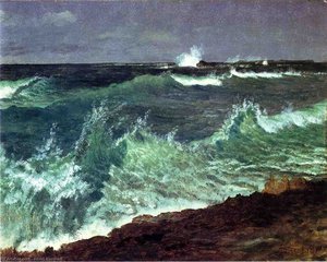 Seascape — Albert Bierstadt