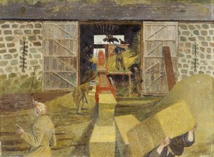 Threshing and Baling, Monmouthshire