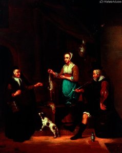 Le Marchand De Volaille — Gabriel Metsu