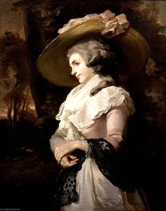 Lady in a Straw Hat