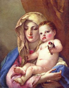 Madonna Of The Goldfinch — Giambattista Tiepolo, Baroque Rococo