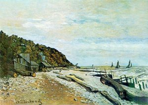 Boatyard Near Honfleur — Claude Monet