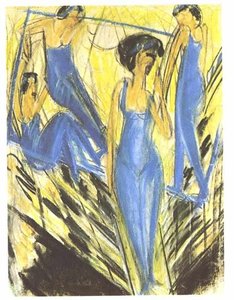 Blue Dressed Artists — Ernst Ludwig Kirchner