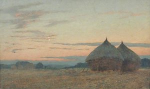Haystacks In The Moonlight — William Herbert Allen