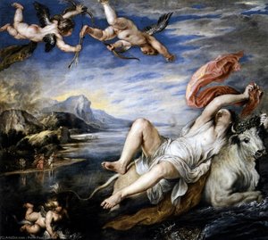 The Rape Of Europa — Peter Paul Rubens, Baroque