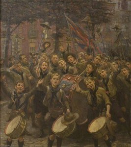 Cheering the Chief Scout