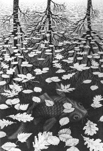 Three Worlds — Maurits Cornelis Escher