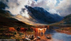A Highland Glen - Glencoe — Louis Bosworth Hurt