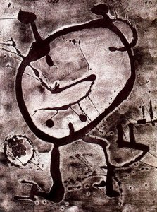 Sèrie Grans Rupestres 4 — Joan Miró, Surrealism