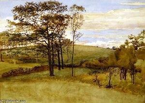 Late Summer Landscape — Walter Crane