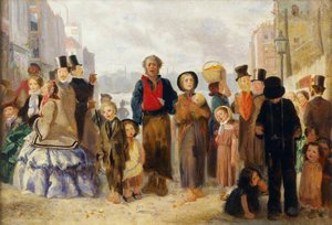 Itinerant Singers ('poor Nomads') — Arthur Boyd Houghton