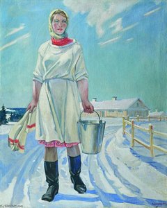 Milkmaid — Aleksandr Deyneka