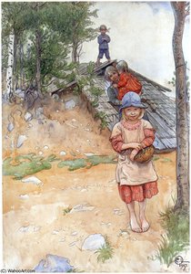 Cerca De La Bodega — Carl Larsson