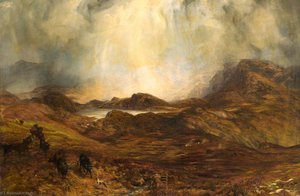Mountains In Wales — Henry Clarence Whaite, Romanticism