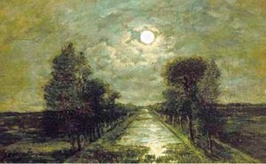 A Canal Under Moonlight — Johan Barthold Jongkind