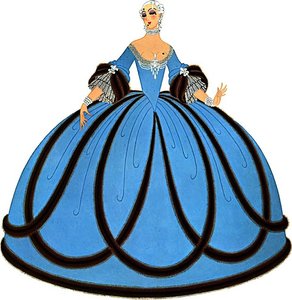 Costume Of The Louis Xv Period — Erté