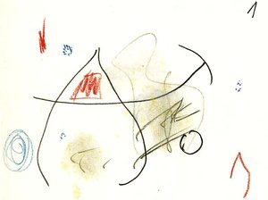 Apunts Per Al Llibre Lapidari 1 — Joan Miró, Expressionism