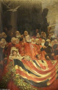 The Old Guards' Cheer — Sir Hubert Von Herkomer