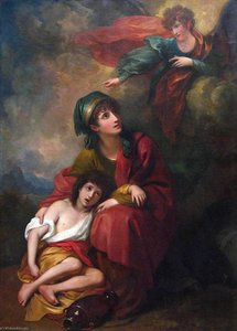 Hagar And Ishmael — Benjamin West