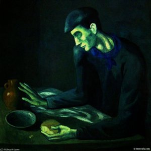Le Repas De L'aveugle — Pablo Picasso, Cubism