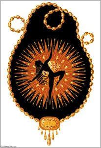 The Precious Stones, Topaz — Erté