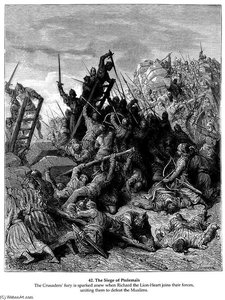 The Siege Of Ptolemais — Paul Gustave Doré, Romanticism