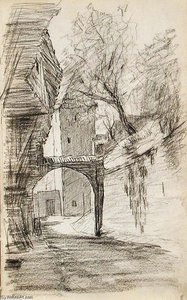 Archway, Landshut — John Ottis Adams
