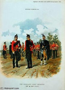 The Highland Light Infantry — Richard Simkin