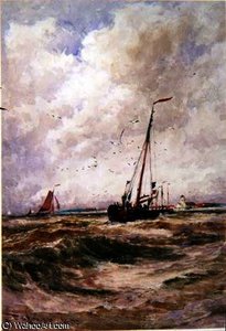 Fishing boats off katwick