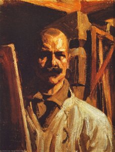 Self-portrait For The Uffizi-gallery — Akseli Gallen-kallela
