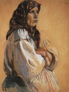 Portrait Of A Nurse — Zinaida Serebriakova, Contemporary Realism