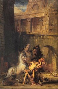 Diomedes Devoured By His Horses — Gustave Moreau, Symbolist Painting