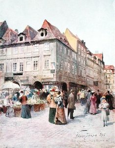 Havelska Ulice And Melantrichova Ulice — Václav Jansa