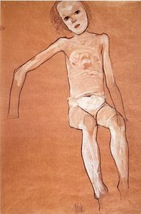 Untitled (3222) — Egon Schiele, Expressionism