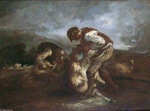 Sheep Shearing — Thomas Barker