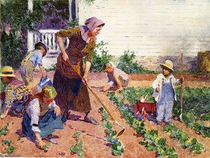 In The Garden — Edward Henry Potthast