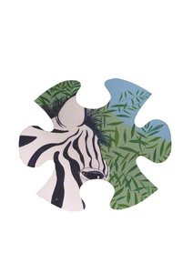 Jungle Jigsaw Zebra Head (5 Of 14) — Sally Court