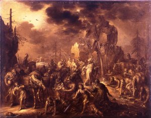 Moses Striking the Rock