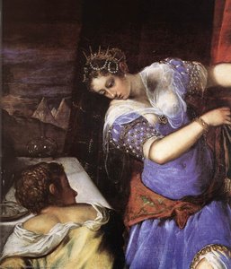 Judith And Holofernes (detail) — Tintoreto, Late Renaissance Mannerism
