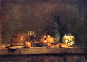 The Jar Of Olives — Jean-baptiste-siméon Chardin
