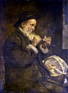 Hombre Fumando En Pipa — Luis Graner