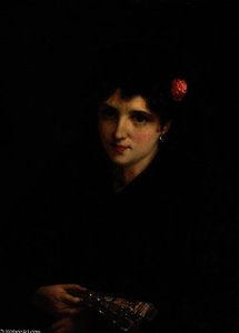 Portrait Of A Spanish Beauty — William Oliver