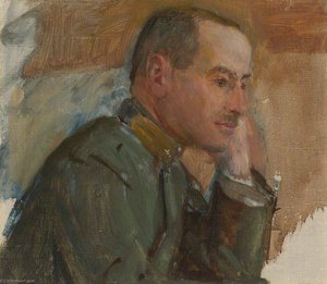 Colonel Busanelli, Italian Chief Of Staff (preparatory Study For 'the Supreme War Council In Session At Versailles On 3rd July 1918' And 'armistice Meeting 3rd And 4th November 1918') — Herbert Arnould Olivier, Impressionism