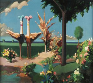 The Pair — Kenneth Campbell Lochhead, Post-painterly Abstraction