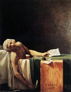 The Death Of Marat — Jacques-louis David, Neoclassical Movement